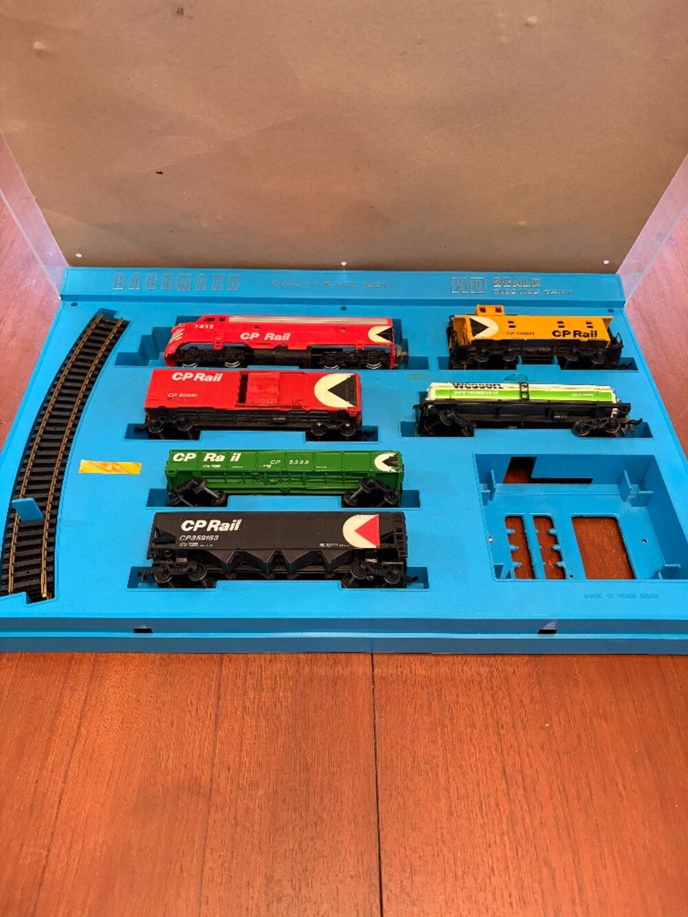 Vintage Bachmann HO Scale CP Rail Train Set Untested Incomplete Toy Collectible
